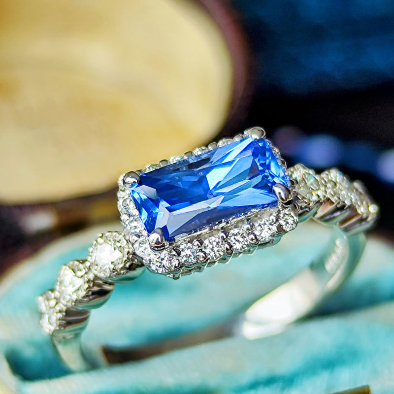 お値下げ】天然サファイア 1.13ct 天然ダイヤモンド リング – Mico宝飾店