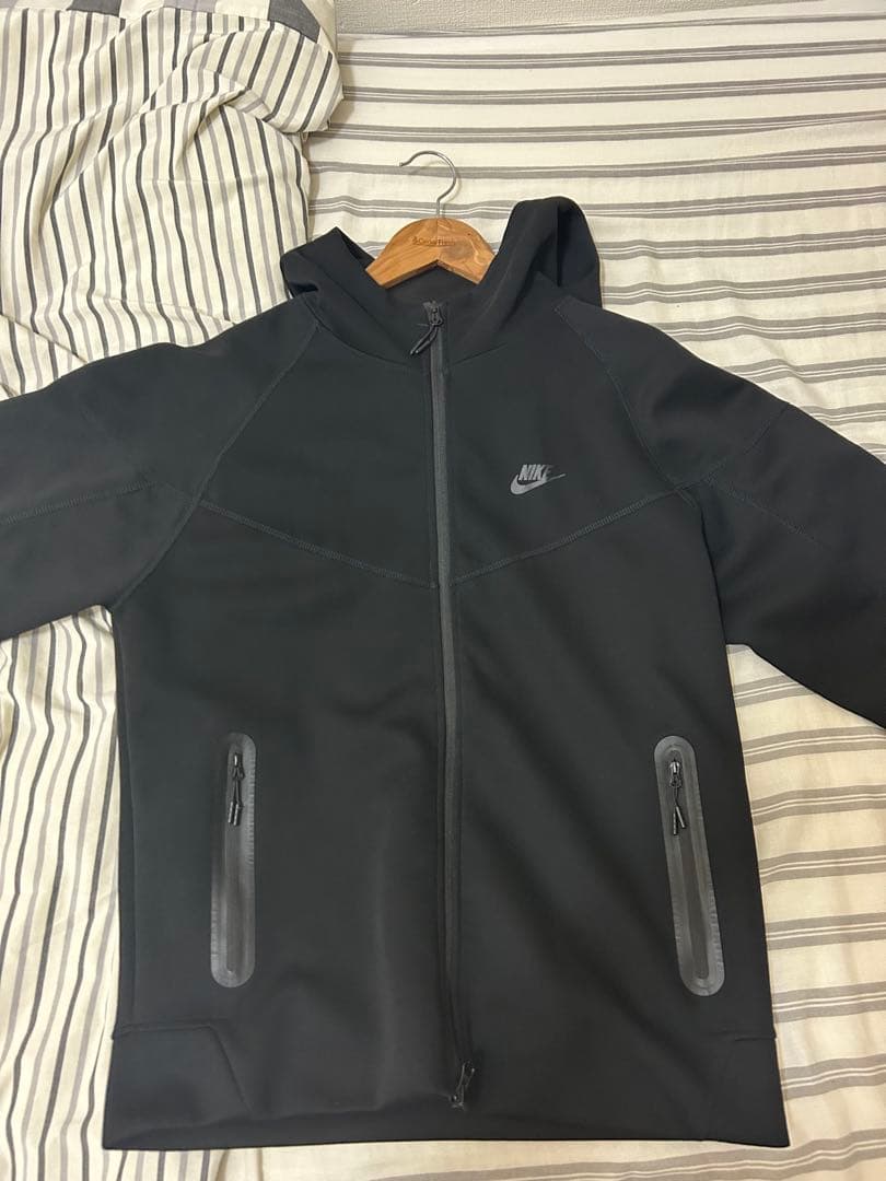 Nike テックフリース　セットアップ　ブラック　M 廃盤モデル】NIKE ナイキ テックフリース セットアップ ブラック 上下M